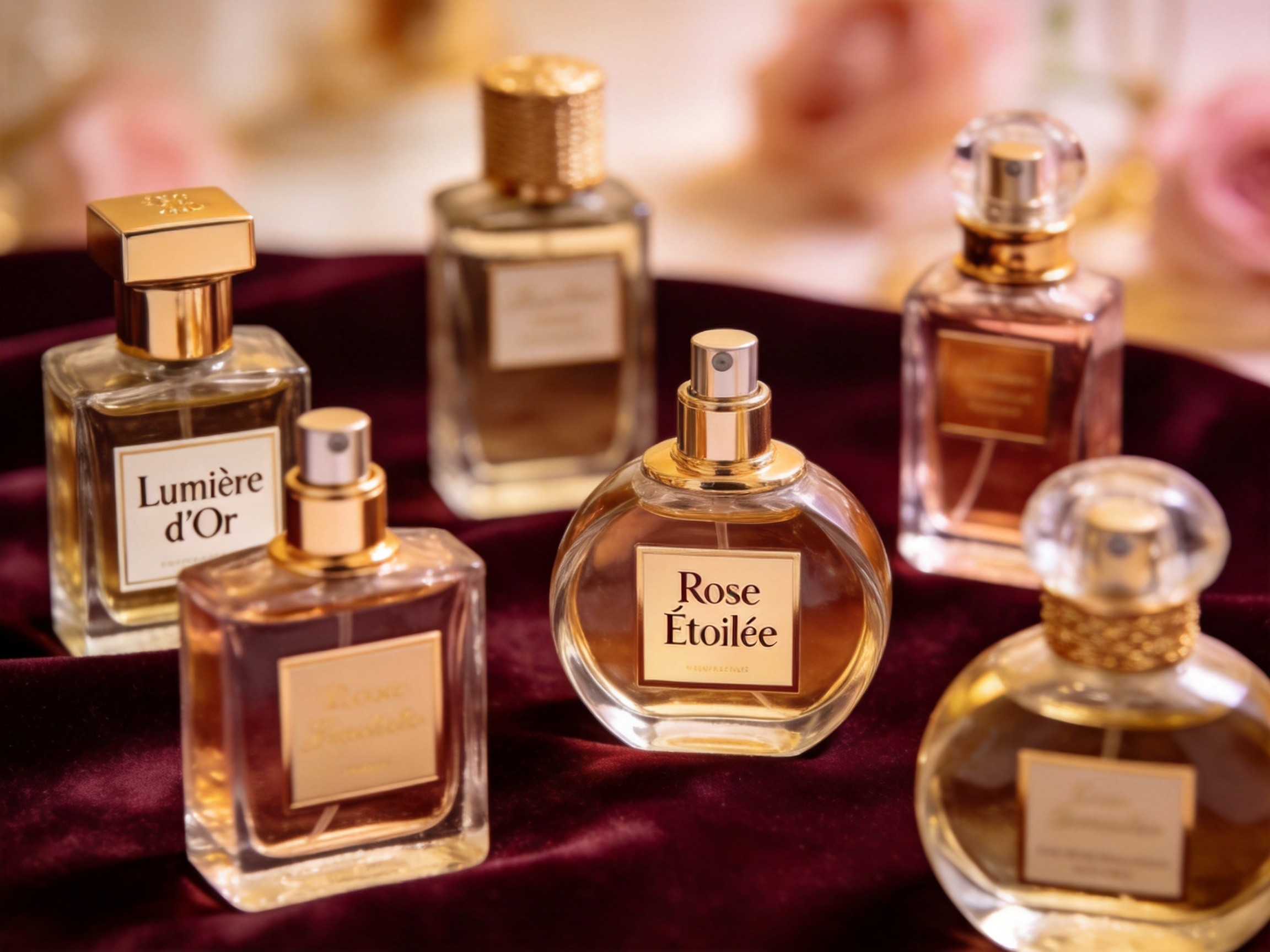 Perfume bottles comparison
